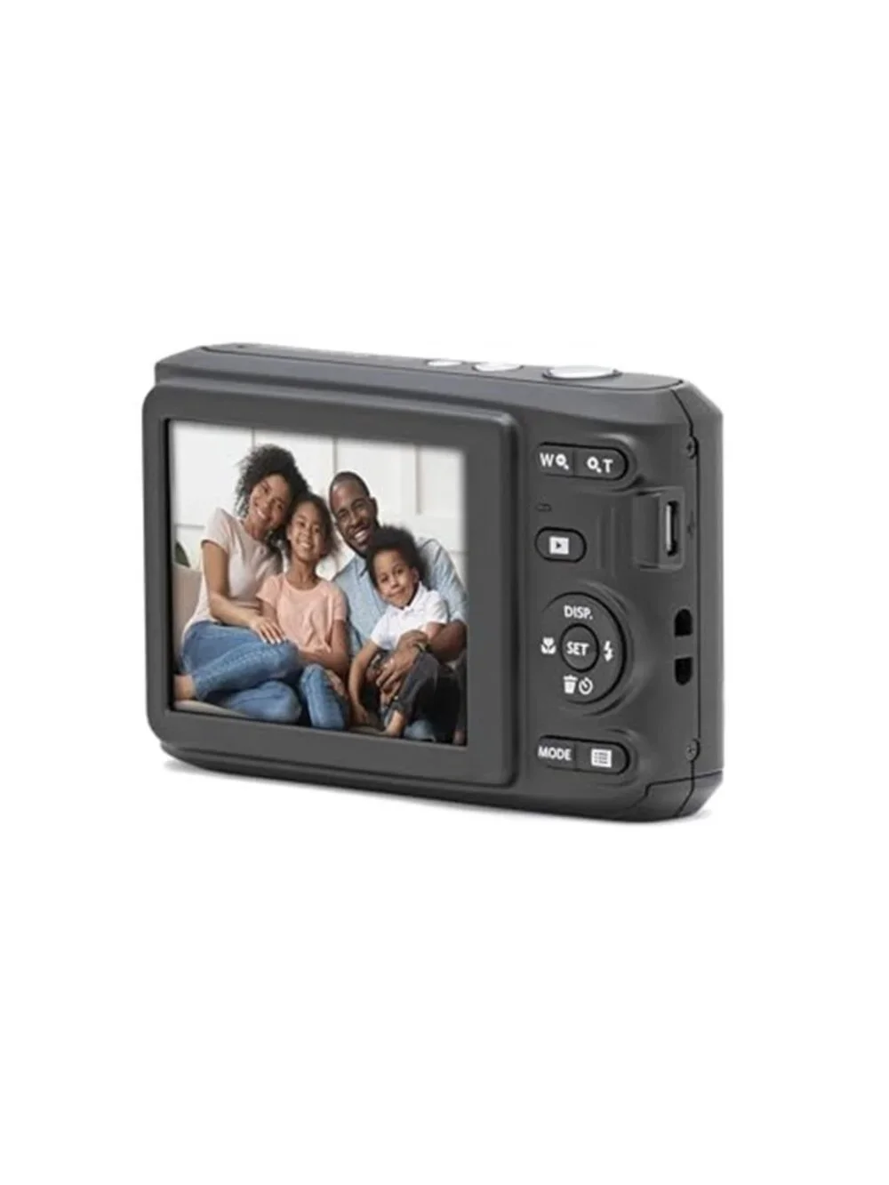 Compact Digital Camera, 4X Optical Zoom, AA, Black |